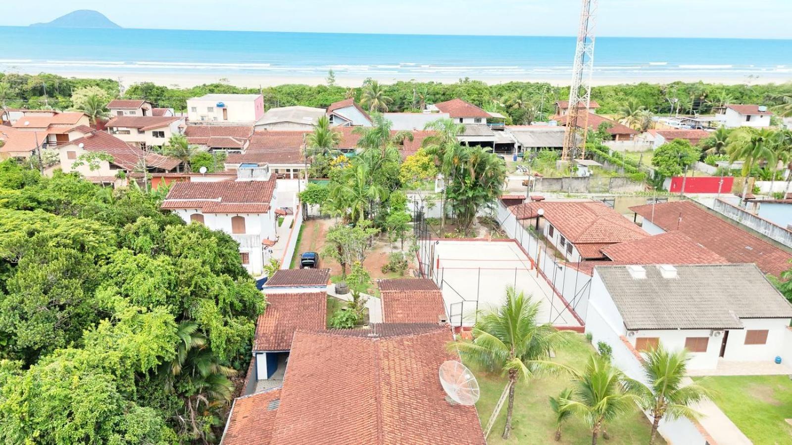Villa Casa Com Quadra De Areia Boraceia Sao Sebastiao Exterior foto